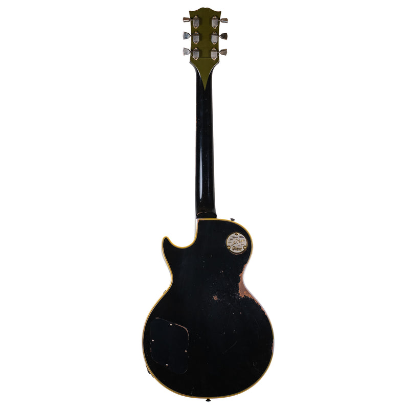 Gibson Custom 68 Les Paul Custom, Olive Drab Top / Ebony Back Heavy Aged