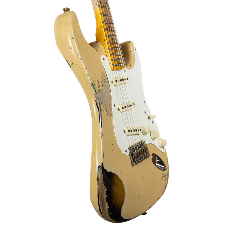 Fender Custom Shop '55 Strat, Heavy Relic Aged Desert Sand over 2 Tone Sunburst