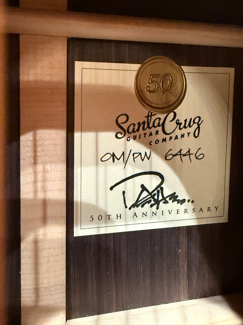 Santa Cruz OM Pre War 50th Anniversary Ltd Ed