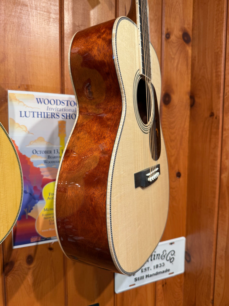 Martin Custom Shop 0-14F High Altitude Swiss Spruce & Quilted Bubinga