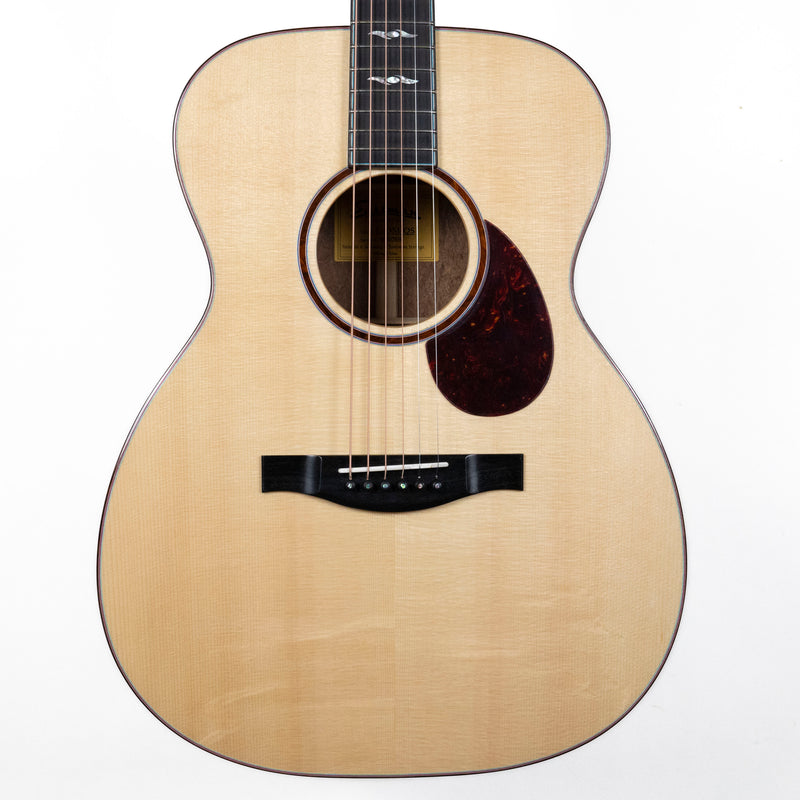 Eastman L-OM-QS European Spruce, Quilted Sapele