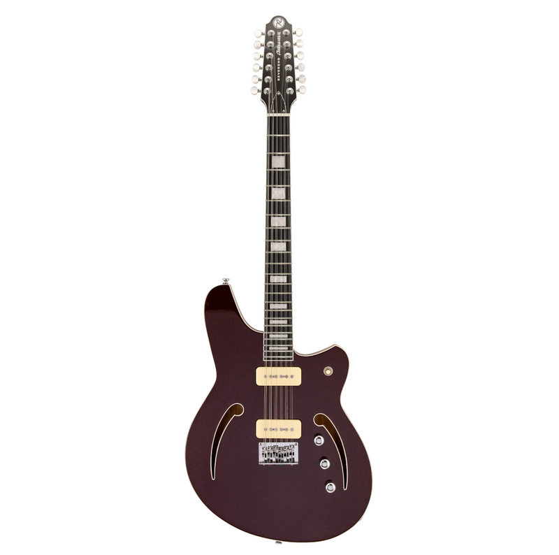 Reverend Airwave 12, Metallic Bordeaux with Case