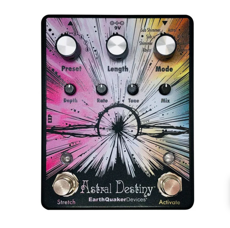 Earthquaker Devices Astral Destiny CUSTOM COLOR, Octal Octave Reverberation Odyssey