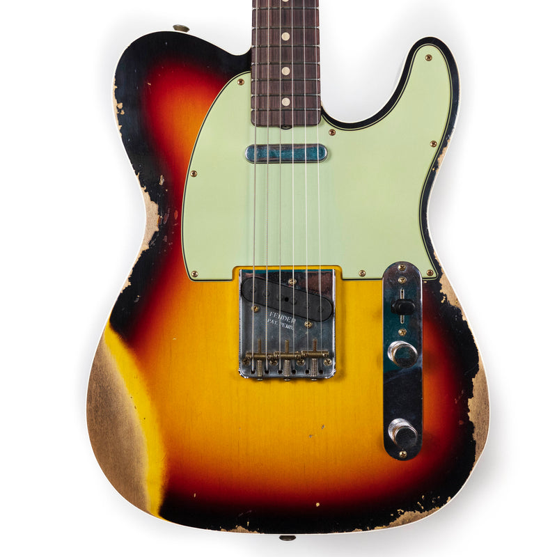 Fender Custom Shop 1960 Tele Custom, Heavy Relic Sunburst