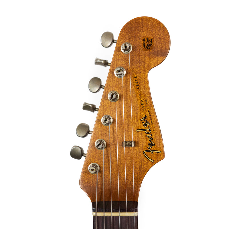 Fender Custom Shop, 1960 Strat, Heavy Relic Black Over Sunburst