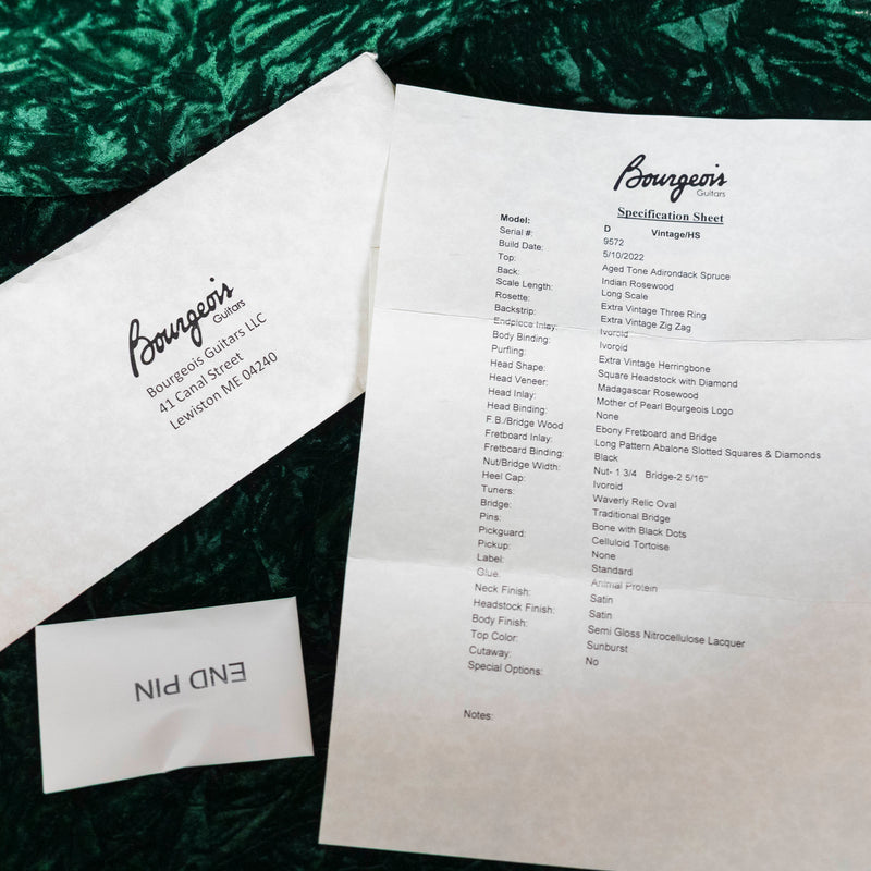 Bourgeois 2022 Vintage D Heirloom, K&K Pure Mini