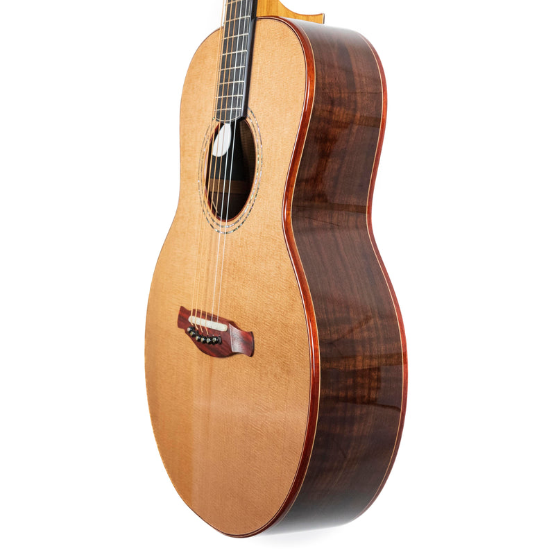 Irvin SP 14-fret, Highly Figured Claro Walnut, Western Red Cedar Top
