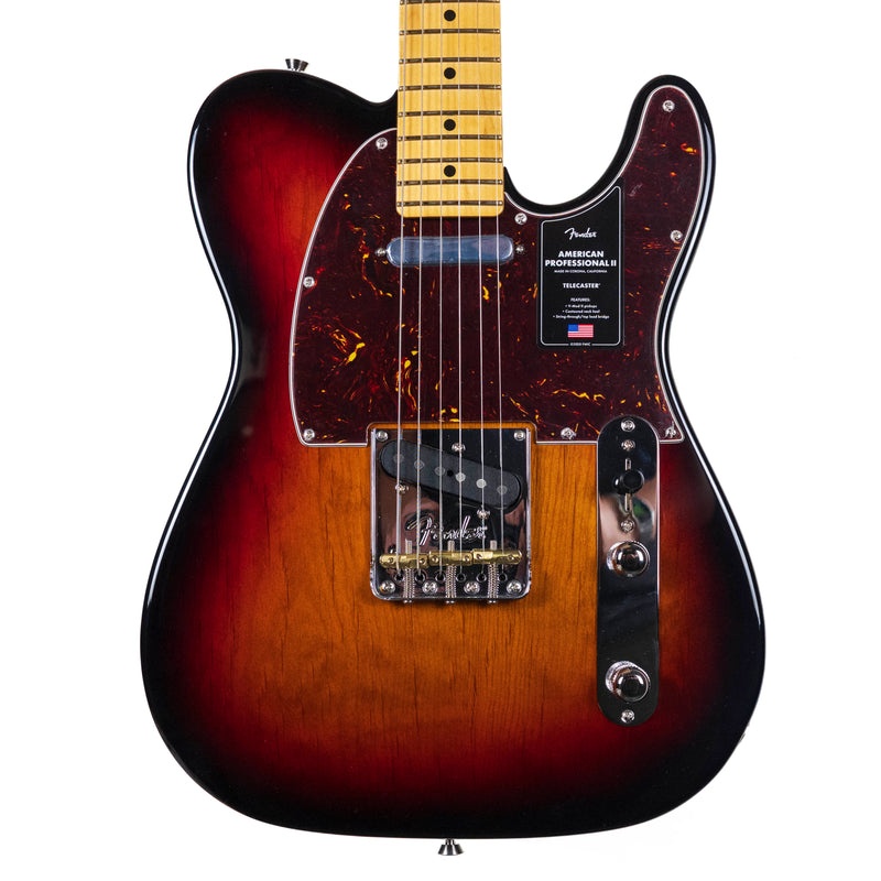 Fender American Professional II Telecaster 3 Tone Sunburst, Maple Neck