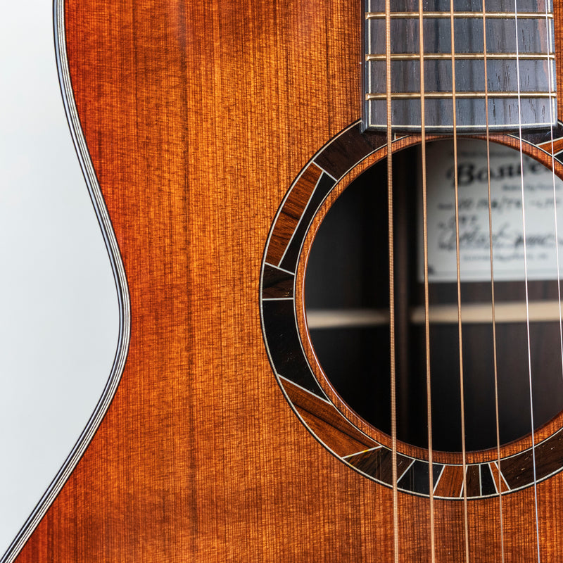 Boswell 00-12B Brazilian Rosewood, Figured Tunnel 13 Redwood Top