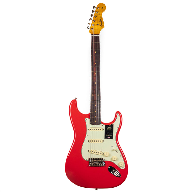Fender Limited Edition American Vintage II '61 Stratocaster, Fiesta Red, 3A Flame Neck
