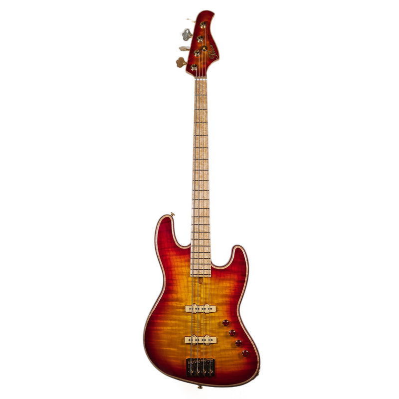 Pensa J-4 Bass, Cherry Burst #1357
