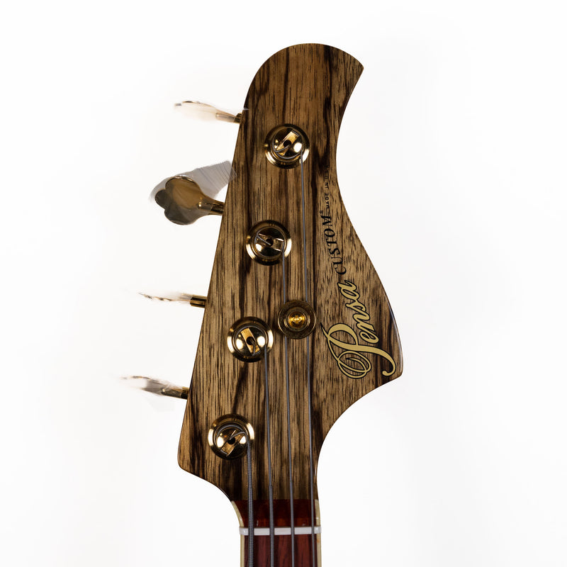 Pensa J-4 Bass, Black Korina #1358