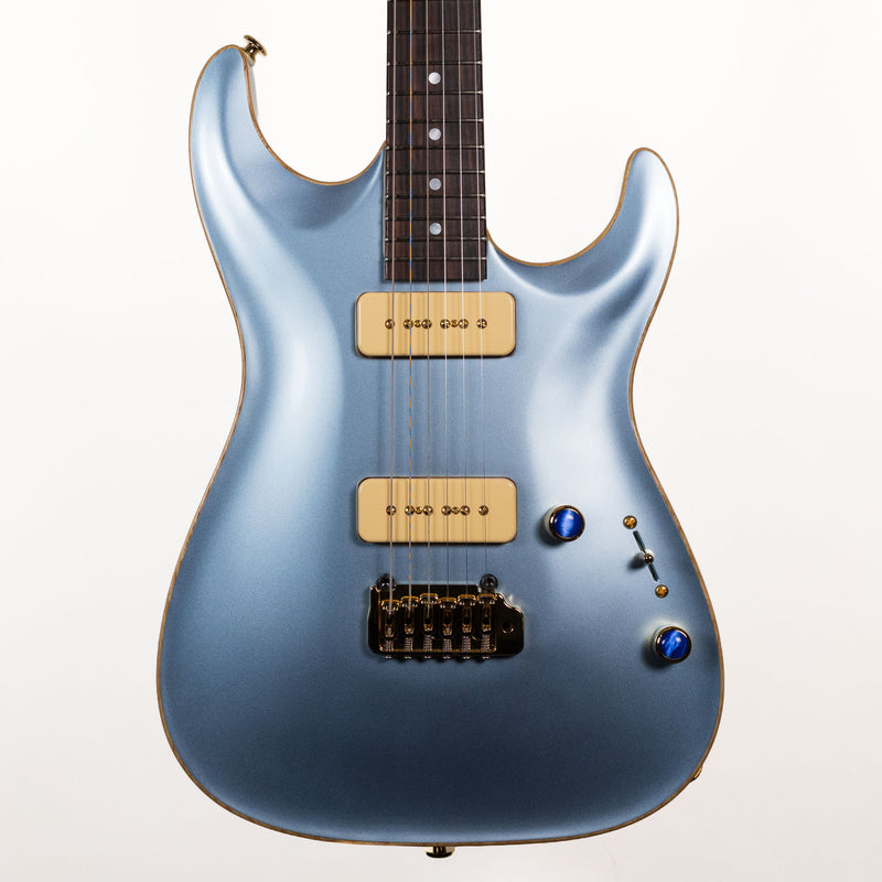 Pensa Soho Custom, Blue Ice Metallic, Birdseye Maple Neck