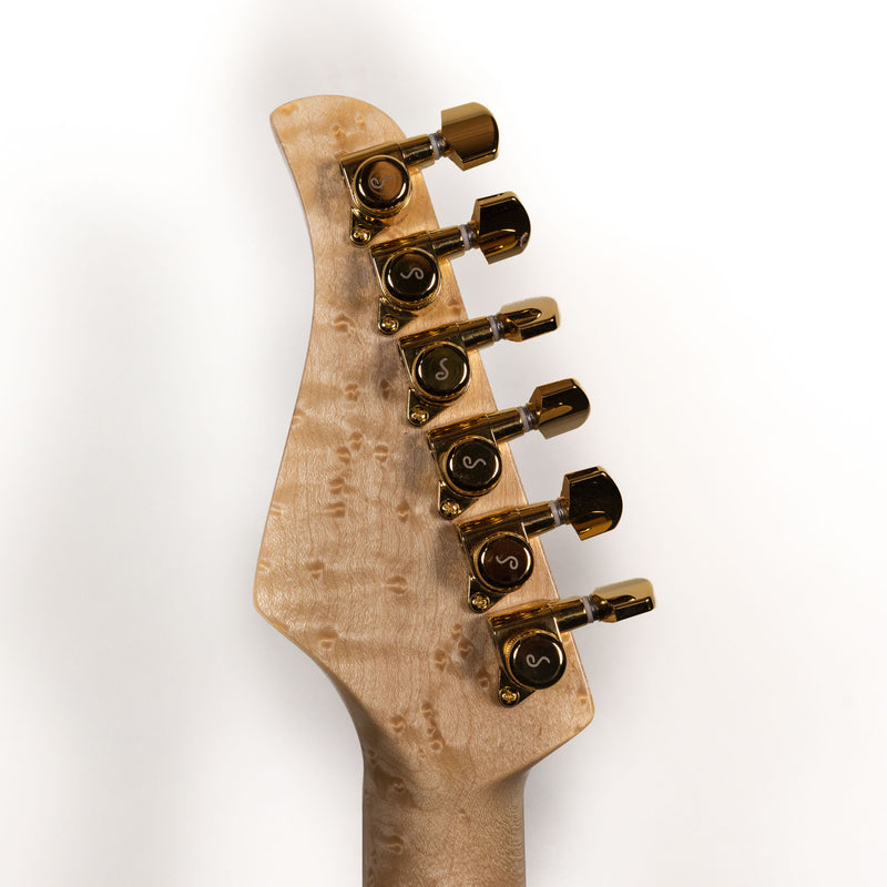 Pensa Soho Custom, Blue Ice Metallic, Birdseye Maple Neck