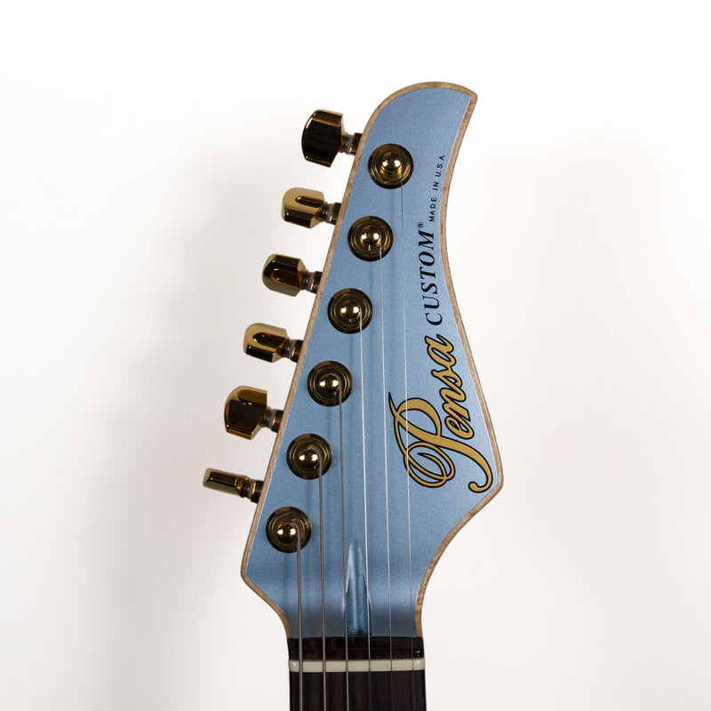 Pensa Soho Custom, Blue Ice Metallic, Birdseye Maple Neck