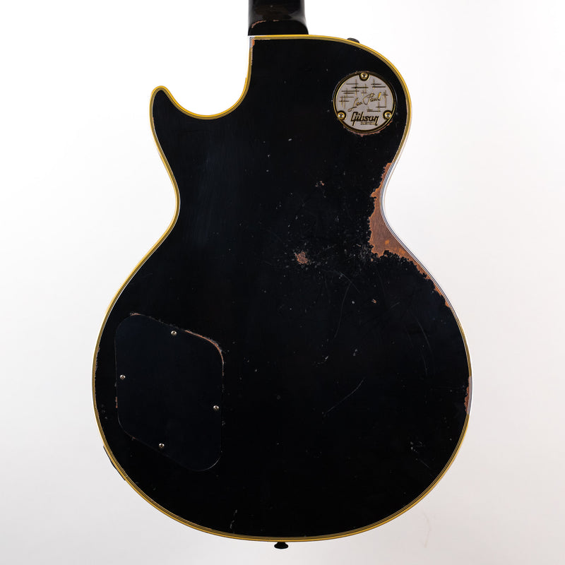 Gibson Custom 68 Les Paul Custom, Olive Drab Top / Ebony Back Heavy Aged