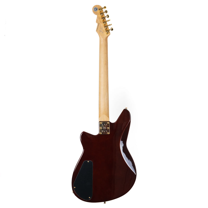 Reverend Descent RA 10th Anniversary, Dark Violin Brown Flame Maple with Case