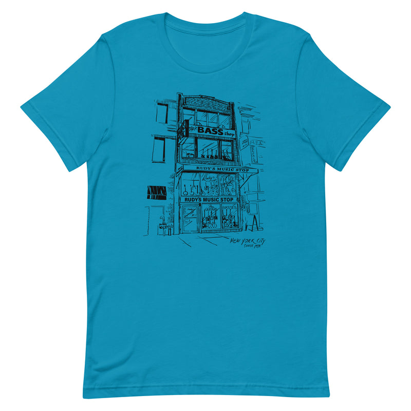 Rudy's Music 48th St. T-Shirt, Black Ink