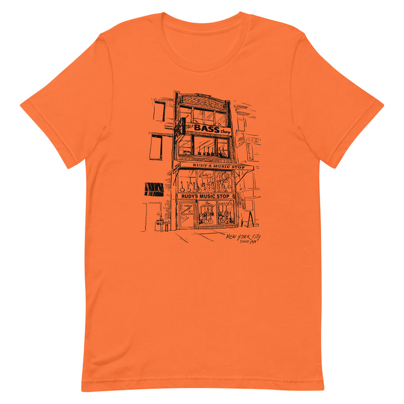 Rudy's Music 48th St. T-Shirt, Black Ink