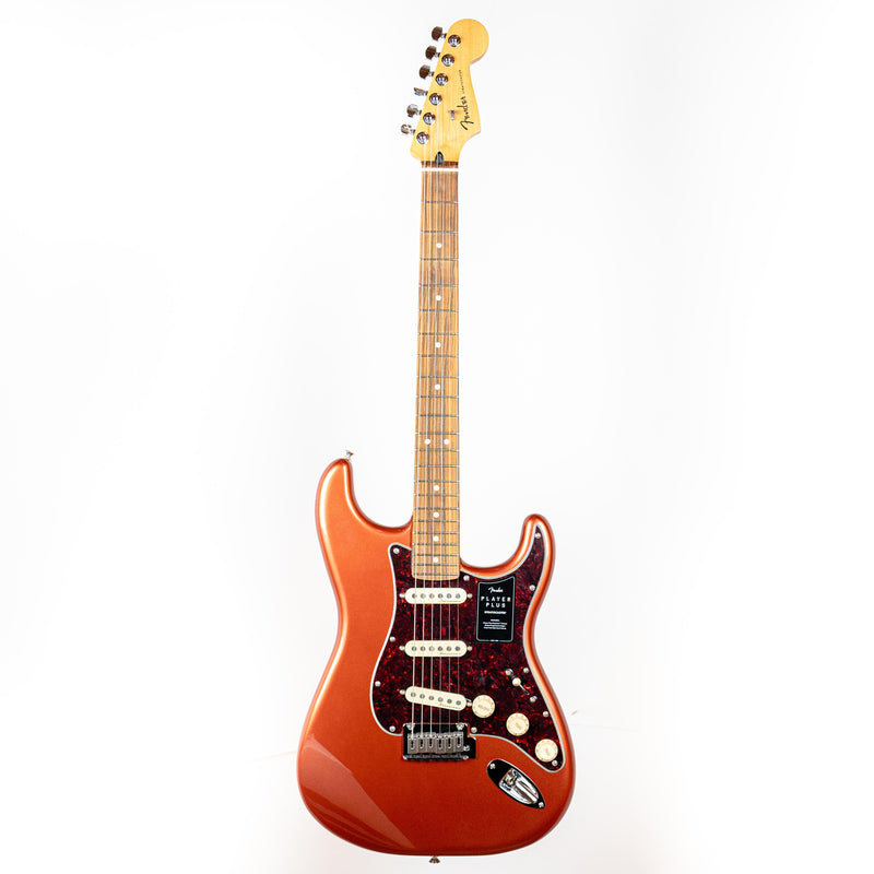 Fender Player Plus Stratocaster Aged Candy Apple Red