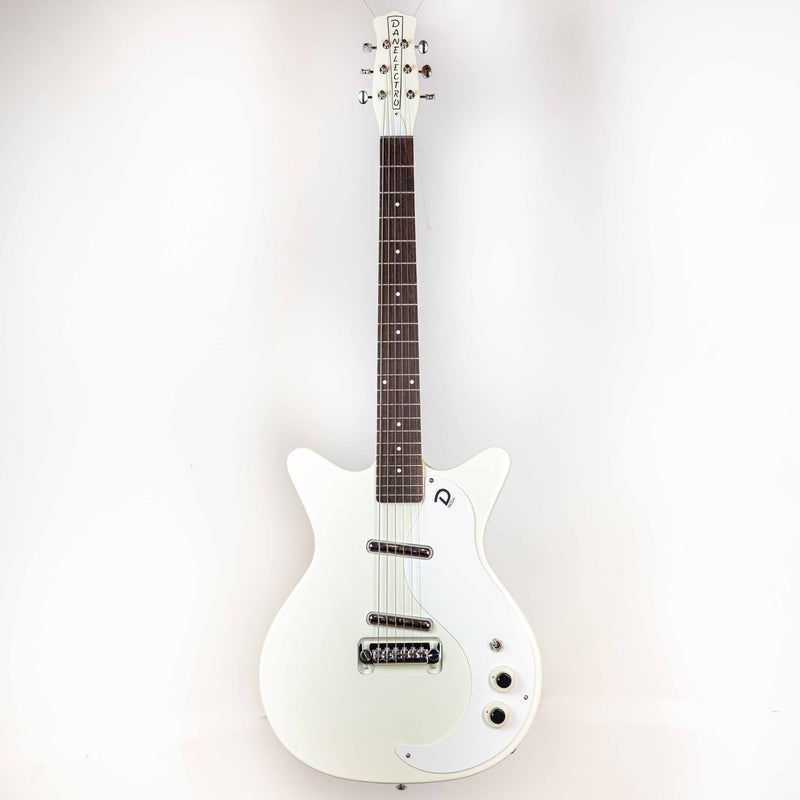Danelectro 59M- NOS+ Double Cutaway Outta-Sight White