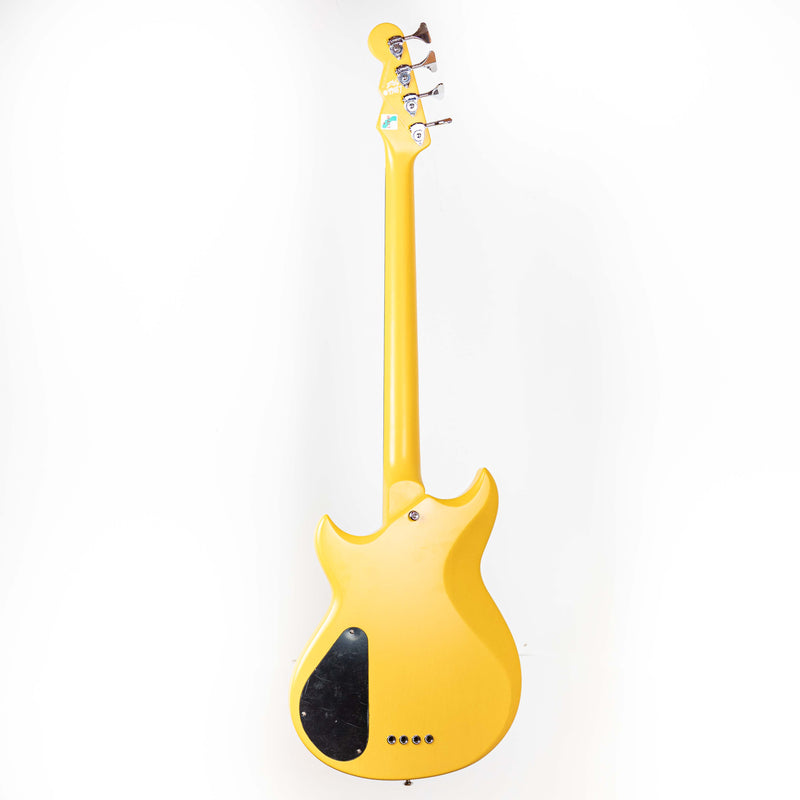Reverend Wattplower Bass Satin Yellow with Case